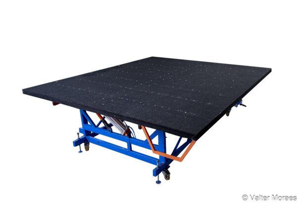 Mesa de Corte de Vidro Manual com Basculamento