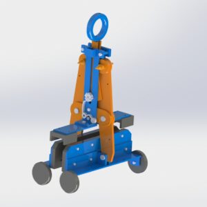 PINÇA PARA TRANSPORTE DE CHAPA DE VIDROS.